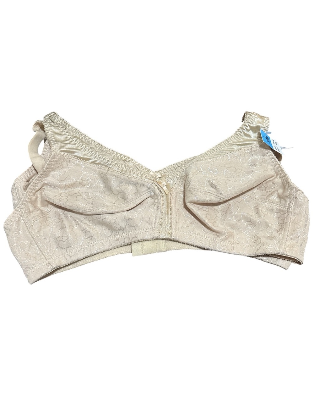 Beige Lace Full Coverage Wireless Bra - Women Intimates